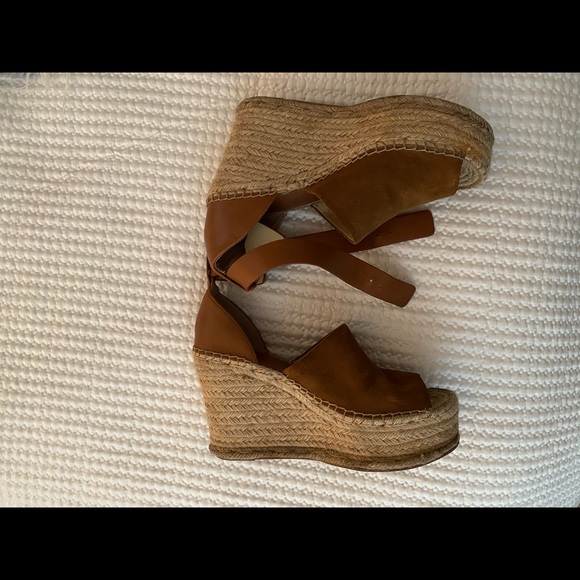 Marc Fisher Brown Platform Espadrilles - Picture 4 of 6